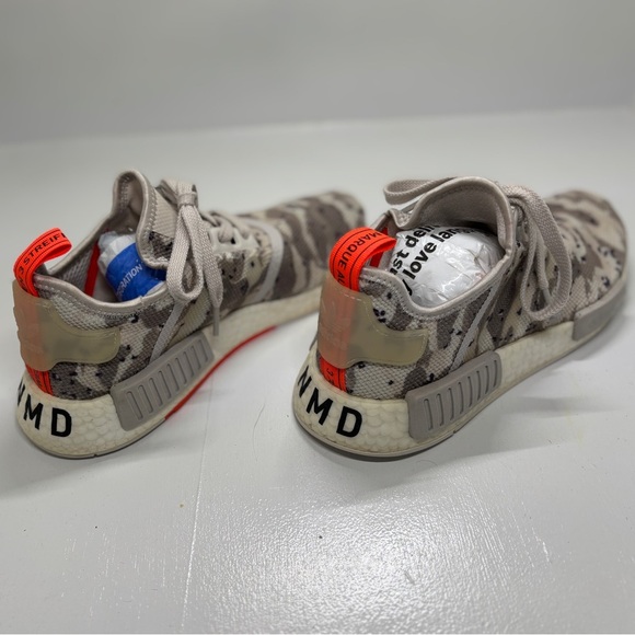 2018 Women’s Adidas NMD R1 Calk white Camo size 7.5 - Picture 5 of 10